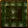 ausgelöteter Radeon 7500 Chip