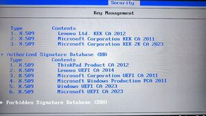 Neue Secure Boot Zertifikate